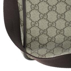 Gucci Brown GG Coated Canvas and Leather Medium Briefcase