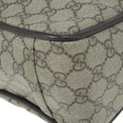 Gucci Brown GG Coated Canvas and Leather Medium Briefcase