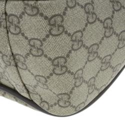 Gucci Brown GG Coated Canvas and Leather Medium Briefcase