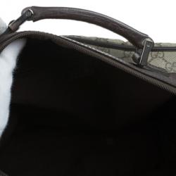 Gucci Brown GG Coated Canvas and Leather Medium Briefcase