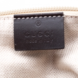 Gucci Beige/Brown GG Canvas and Leather Medium Flaptop Backpack