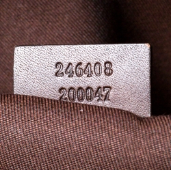 Gucci Beige/Ebony GG Monogram Web Canvas and Leather Briefcase