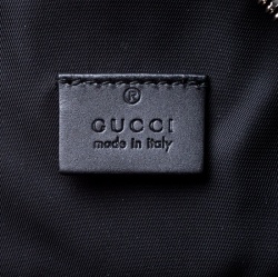 Gucci Beige/Brown Coated Canvas and Leather Weekender Travel Bag