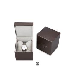 Gucci Silver Stainless Steel Pantheon Men's Wristwatch 35MM