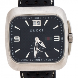Gucci Black Stainless Steel G Coupe 131.3 Men's Wristwatch 40MM