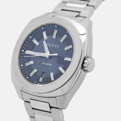 Gucci Blue Stainless Steel GG2570 XL YA142205 Men's Wristwatch 44 mm