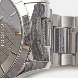 Gucci Taupe Stainless Steel G-Timeless YA126448 Men's Wristwatch 38 mm