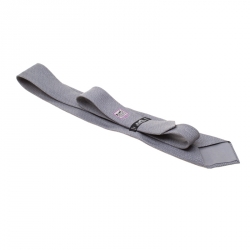 Pre Owned رابطة هيرمس تويل حرير طباعة أرقام ثنائية رمادية داكنة