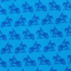 Hermes Signature Horse Logo Print Tie