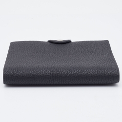 Hermes Black Togo Leather Ulysee PM Agenda Cover