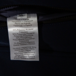 Hermes Navy Blue Synthetic Waterproof Softshell Derby Jacket XL