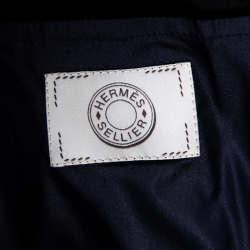 Hermes Navy Blue Synthetic Waterproof Softshell Derby Jacket XL