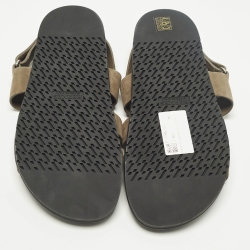 Pre Owned صندل هيرمس جينيوس شامواه بني مقاس 43