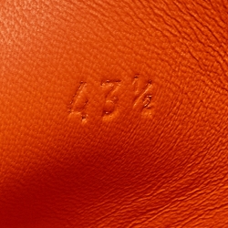 مملوكة مسبقًا Hermès Green/Navy Blue Leather Irving Loafers Size 43.5