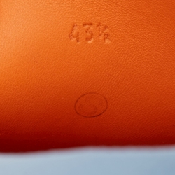 مملوكة مسبقًا Hermès Blue Leather Irving Loafers Size 43.5