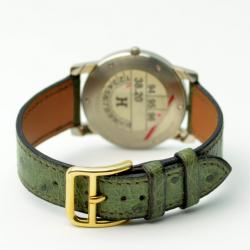 Hermes Unisex SS White Wristwatch 