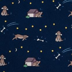 مملوكة مسبقًا Hermes Blue Dog and Bone Print Silk Tie