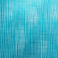 Pre Owned Hermes Vintage Aqua Blue Astract Print Silk Tie