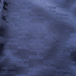 مملوكة مسبقًا منديل جيب هيرمس حرير جاكارد بنقوش غراند H أزرق مربع