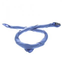 مملوكة مسبقًا Hermes Blue Horsebit Pattern Silk Jacquard Pocket Square