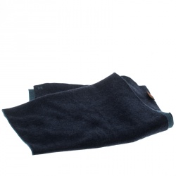 Pre Owned Hermès Bicolor Cashmere and Silk Knit Reversible Aller Retour Muffler