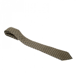 Hermes T16 Horse Power Twill Silk Tie