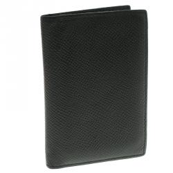 Hermes Black Leather Card Holder 