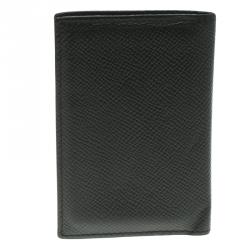 Hermes Black Leather Card Holder 