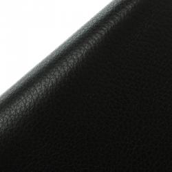 Hermes Black Evergrain Calfskin Leather Bi Fold Wallet