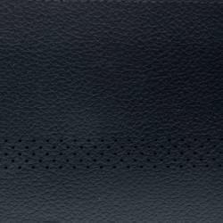 Hermes Blue Orage Leather Perforated Detail Bifold Wallet