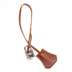 Hermes Brique Evergrain Leather Paris Bombay 50 Duffle Bag