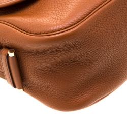 Hermes Etrusque Clemence Leather Bourlingue Messenger Bag