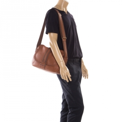 Hermes Etrusque Clemence Leather Bourlingue Messenger Bag