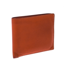 Hermes Orange Epsom Leather MC² Copernic Wallet