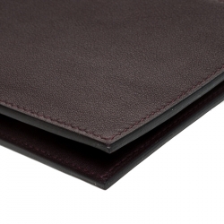 Hermes Macassar Swift Leather Citizen Twill compact Wallet