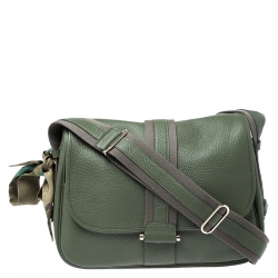 Hermes Canopee Clemence Leather Bourlingue Messenger Bag