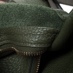 Hermes Canopee Clemence Leather Bourlingue Messenger Bag