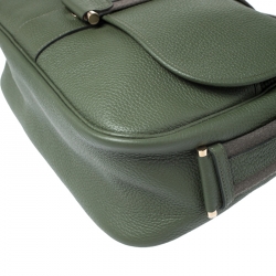Hermes Canopee Clemence Leather Bourlingue Messenger Bag