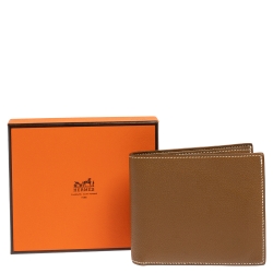 Hermes Kraft Evercolor Leather MC² Copernic Wallet