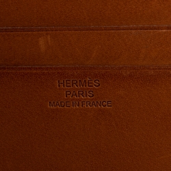 Hermes Fauve Barenia Leather MC² Copernic Wallet