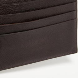 Hermès Chocolat/Orange Epsom Leather MC² Copernic Wallet