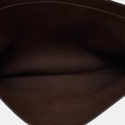 Hermes Brown Leather Togo Sac à Dépêches 38