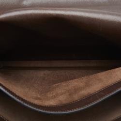 Hermes Brown Leather Togo Sac à Dépêches 38