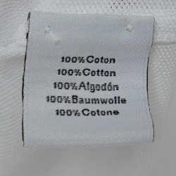 Hermes White Cotton Pique Crew Neck T-Shirt M