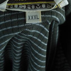 مملوكة مسبقًا قميص رجالي هيرمس بولو أخضر XXXL