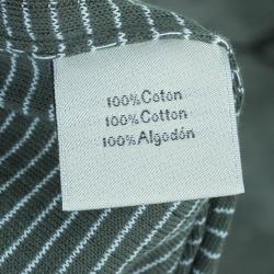 مملوكة مسبقًا قميص رجالي هيرمس بولو أخضر XXXL