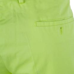 Hermes Neon Yellow Palm Beach Men's Pants EU48