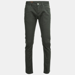 Hermes Dark Green Denim Jeans L Waist 33"