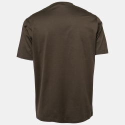 Hermès Brown Jersey Imprime Odyssee T-Shirt XL