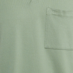 Pre Owned Hermes Green Cotton Pique Polo T-Shirt S